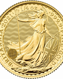 英国ブリタニア金貨（1/4オンス） 2021年 イギリス 新品未使用