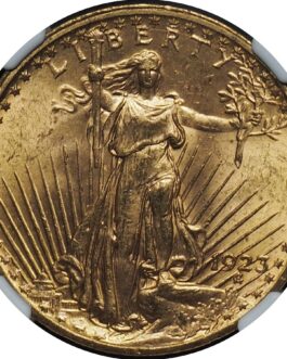 【NGC鑑定 MS63】アメリカ ダブルイーグル２０ドル金貨 セントゴーデンス金貨 1923年 NGC 高鑑定 $20 Saint-Gaudens Double Eagle 米国 金貨
