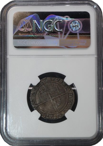 【NGC鑑定 VF30】イギリス エリザベス1世 6ペンス銀貨 1584年 Queen ELIZABETH イングランド - 画像 (3)
