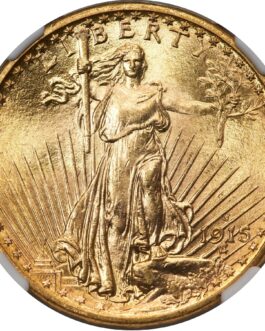 【NGC鑑定 MS65】アメリカ ダブルイーグル２０ドル金貨 セントゴーデンス金貨 1915年 NGC 高鑑定 $20 Saint-Gaudens Double Eagle 米国 サンフランシスコ
