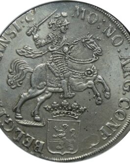 シルバーライダー NGC鑑定 1733年 オランダ 銀貨 アンティークコイン １ドゥカトン銀貨 1Ducaton 18世紀 鑑定済みコイン 難破船 UNC DETAILS サルベージ 引き上げコイン 1DUC