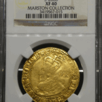 1625年 チャールズ１世 ユナイト金貨 NGC鑑定 XF40 ハンマーコイン イギリス