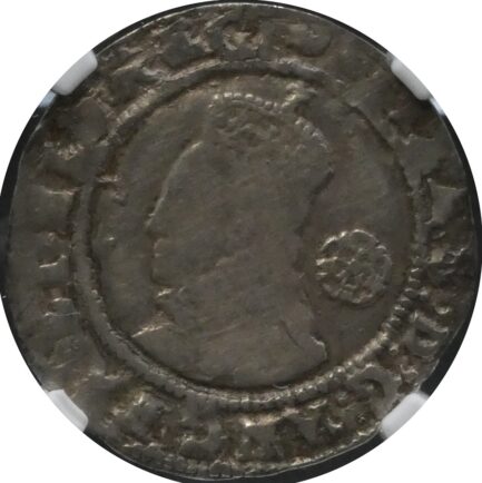 【NGC鑑定 VF DETAILS】イギリス エリザベス1世 6ペンス銀貨 1589年 Queen ELIZABETH イングランド - 画像 (4)