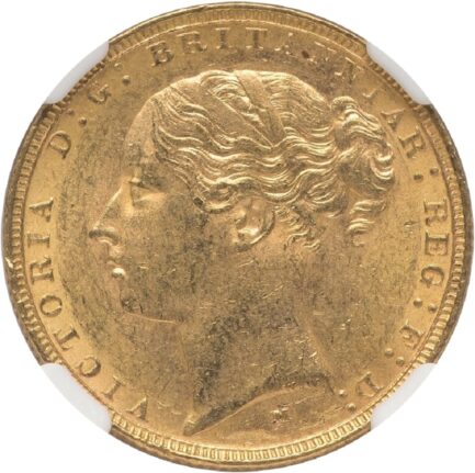 NGC鑑定 1884年 MS61 オーストラリア ビクトリア女王 ソブリン金貨 ヤングヘッド アンティークコイン 1Sov金貨 英国 ヴィクトリア女王 英連邦 イギリス王室 セントジョージの竜退治 金貨 コイン 鑑定 貨幣 通貨 現物資産 竜退治 - 画像 (2)