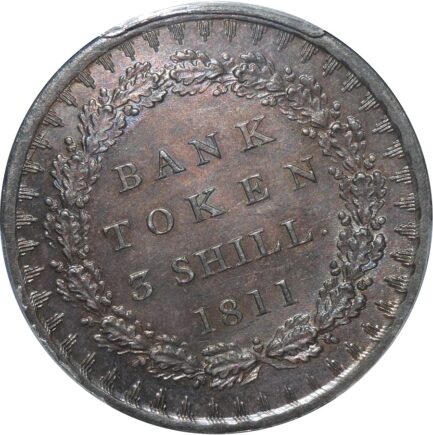 高鑑定 MS63 ジョージ３世 3シリング銀貨 PCGS鑑定 1811年 イギリス イングランド アンティークコイン 3shilling銀貨 レアコイン 英国 PCGS George III 鑑定済みコイン England コイン 鑑定 貨幣 通貨 現物資産 銀貨 1708 イングランド銀行 トークン - 画像 (8)