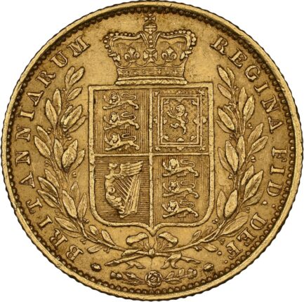 NGC鑑定 1855年 AU55 イギリス ビクトリア女王 ソブリン金貨 ヤングヘッド アンティークコイン 1Sov金貨 英国 ヴィクトリア女王 イングランド イギリス王室 シールド 金貨 コイン 鑑定 貨幣 通貨 現物資産 NGC AU WW ワオン - 画像 (3)