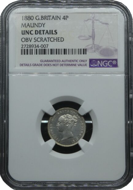 NGC鑑定 ５枚セット ヴィクトリア銀貨 マウンディセット 英国 アンティークコイン 19世紀 Pence １ペンス ２ペンス ３ペンス ４ペンス 銀貨 Victoria ヤングヘッド ベール 鑑定済みコイン Royal Maundy イギリス ビクトリア コイン 鑑定 貨幣 通貨 現物資産 - 画像 (2)