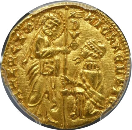 【PCGS鑑定 MS64】イタリア ベニス ゼッキーノ金貨 ダカット金貨 1400-1413年 金貨 金 アンティークコイン 現物資産 ダカット 高鑑定 高鑑定品 Italy Venice 1400年 1413年 - 画像 (3)