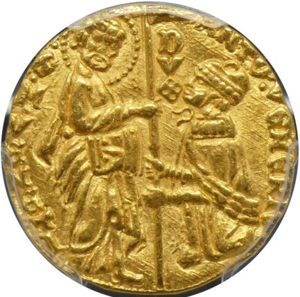 【PCGS鑑定 MS64】イタリア ベニス ゼッキーノ金貨 ダカット金貨 1382-1400年 金貨 金 アンティークコイン 現物資産 ダカット 高鑑定 高鑑定品 Italy Venice 1382年 1400年 - 画像 (6)