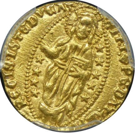 【PCGS鑑定 MS64】イタリア ベニス ゼッキーノ金貨 ダカット金貨 1382-1400年 金貨 金 アンティークコイン 現物資産 ダカット 高鑑定 高鑑定品 Italy Venice 1382年 1400年 - 画像 (5)