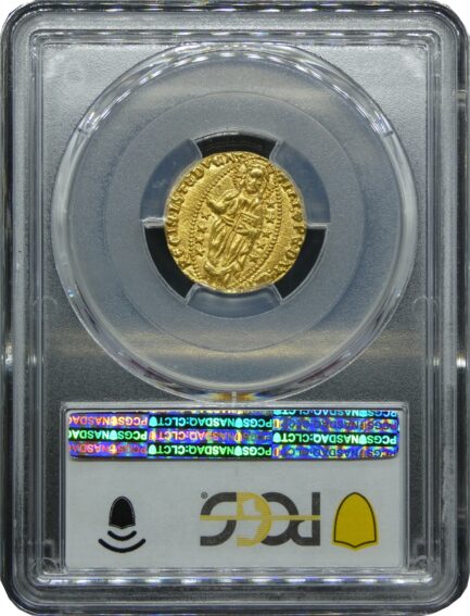 【PCGS鑑定 MS64】イタリア ベニス ゼッキーノ金貨 ダカット金貨 1382-1400年 金貨 金 アンティークコイン 現物資産 ダカット 高鑑定 高鑑定品 Italy Venice 1382年 1400年 - 画像 (3)