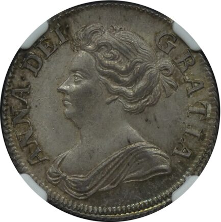 高鑑定 MS64 アン女王 1シリング銀貨 NGC鑑定 1708年 イギリス イングランド アンティークコイン 1shilling 銀貨 レアコイン 英国 NGC Queen ANNE 鑑定済みコイン England コイン 鑑定 貨幣 通貨 現物資産 銀貨 - 画像 (2)