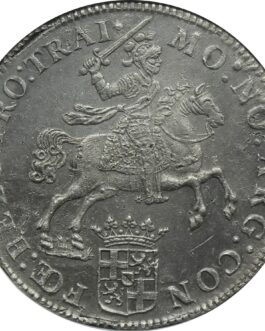 シルバーライダー NGC鑑定 1742年 オランダ 銀貨 アンティークコイン １ドゥカトン銀貨 1Ducaton 18世紀 鑑定済みコイン 難破船 UNC DETAILS サルベージ 引き上げコイン