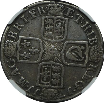 アン女王 1シリング銀貨 NGC鑑定 F12 1711年 イギリス イングランド アンティークコイン 1shilling 銀貨 レアコイン 英国 NGC Queen ANNE 鑑定済みコイン England コイン 鑑定 貨幣 通貨 現物資産 銀貨 1711 - 画像 (5)