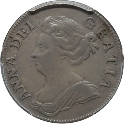 PCGS AU58 アン女王 1シリング銀貨 PCGS鑑定 1708年 イギリス イングランド アンティークコイン 1shilling 銀貨 レアコイン 英国 Queen ANNE 鑑定済みコイン England コイン 鑑定 貨幣 通貨 現物資産 銀貨 1708 - 画像 (4)