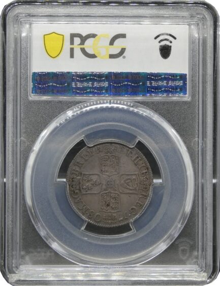 PCGS AU58 アン女王 1シリング銀貨 PCGS鑑定 1708年 イギリス イングランド アンティークコイン 1shilling 銀貨 レアコイン 英国 Queen ANNE 鑑定済みコイン England コイン 鑑定 貨幣 通貨 現物資産 銀貨 1708 - 画像 (3)