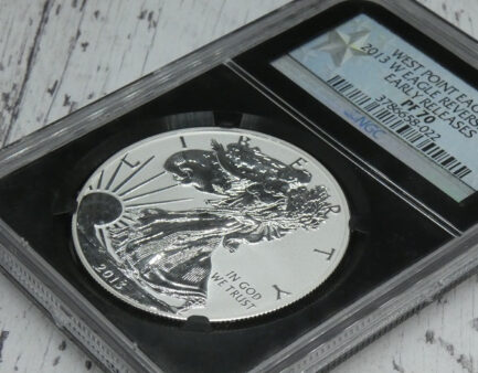 最高鑑定 NGC PF70 リバースプルーフ イーグル銀貨 2013年 最高鑑定コイン アメリカ シルバーイーグル タイプ１ 米国 Reverse Proof Silver 銀貨 １ドル銀貨 アーリーリリース EARLY RELEASES - 画像 (6)