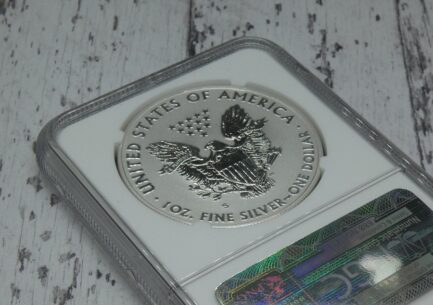 最高鑑定 NGC PF70 リバースプルーフ イーグル銀貨 2012年 最高鑑定コイン アメリカ シルバーイーグル タイプ１ 米国 Reverse Proof Silver 銀貨 １ドル銀貨 サンフランシスコ造幣局 - 画像 (7)