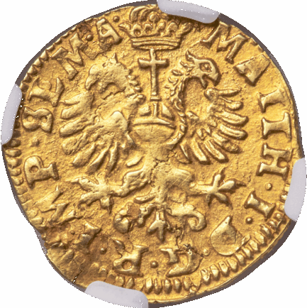 NGC 1612-1619年 オランダ デフェンター市 1ゴルデン金貨 - 画像 (3)