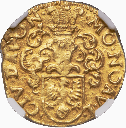 NGC 1612-1619年 オランダ デフェンター市 1ゴルデン金貨 - 画像 (4)