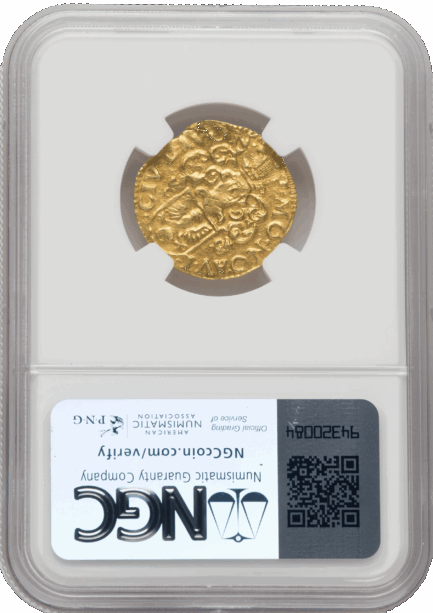 NGC 1612-1619年 オランダ デフェンター市 1ゴルデン金貨 - 画像 (2)
