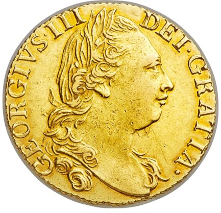 【NGC鑑定 AU Details】イギリス ジョージ3世 ギニー金貨 1784年 - 画像 (2)