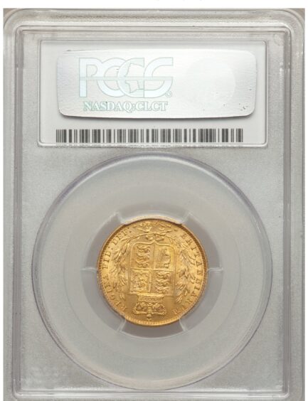 【PCGS鑑定 MS64+】イギリス ビクトリア女王 ソブリン金貨 1853年 - 画像 (4)